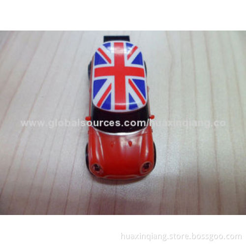 Car-shaped USB Card, 128MB to 64GB Capacity, 5-year Warranty